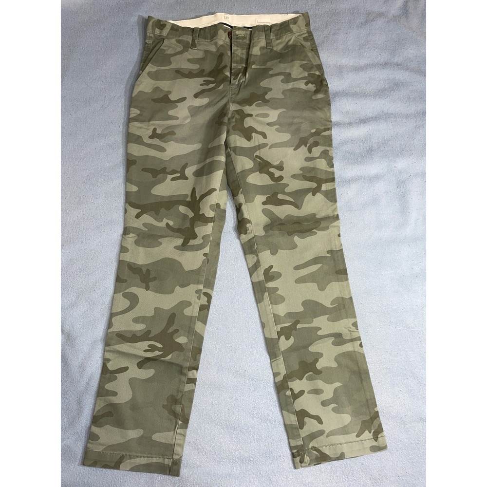 Gap Girlfriend Chinos Pants Camo